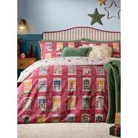 Furn Christmas Eve Duvet Set Cranberry