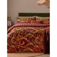 Furn Nya Woodland Duvet Set Burgundy