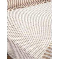 Yard Hebden/Barton Single Narrow Stripe Fitted Sheet Caramel