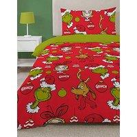 The Grinch The Grinch Welcome Christmas Fleece Sgl Dvt 135X200 + 50X75Cm*1