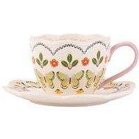Cath Kidston Ck Butterfly Teacup & Saucer