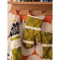 Orla Kiely Ok Retro Stripe Oven Mitt Green