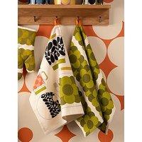 Orla Kiely Ok Retro Stripe So2 Tea Towels Green