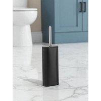 Showerdrape Fortuna Black Steel Toilet Brush And Holder