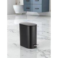 Showerdrape Fortuna 5L Soft Close Bathroom Pedal Bin Black