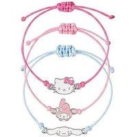 Hello Kitty Hello Kitty, My Melody & Cinnamoroll 3 Bracelet Set