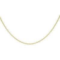 The Love Collection 9Ct Yellow Gold 40 Trace Chain 41Cm/16'