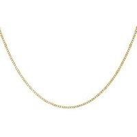 The Love Collection 9Ct Yellow Gold 3.6Mm Rambo Curb Chain 46Cm/18'