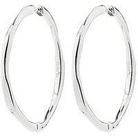 Pilgrim Presence - Waterproof Hoop Earrings Silver-Plated