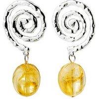 Pilgrim Still - Earrings Silver-Plated/Yellow