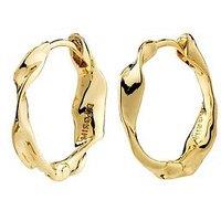 Pilgrim Here - Hoop Earrings Gold-Plated