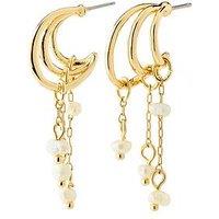 Pilgrim Lunith - Earrings Gold-Plated