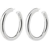 Pilgrim Tovin - Hoop Earrings Silver-Plated