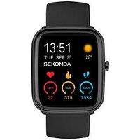 Sekonda Motion Plus Black Silicone Strap Smart Watch
