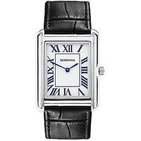 Sekonda Mens Clement Black Leather Analogue Watch