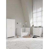 Little Acorns Celeste 4 Piece Roomste - White Inc. Brushed Gold Knobs