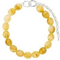 Pilgrim Still - Necklace Silver-Plated/Yellow