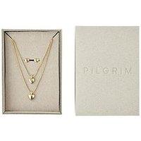 Pilgrim Penina - Gift Set, Necklace & Earstuds, Gold-Plated