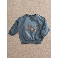 Mamas & Papas Baby Boys Pony Sweatshirt - Blue