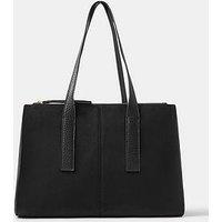 Accessorize Double Zip Laptop Shoulder Bag