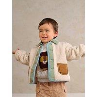 Mamas & Papas Baby Boys Borg Jacket - Cream
