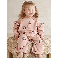 Mamas & Papas Baby Girls Bramble Print Sweatshirt - Pink