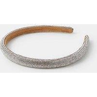 Accessorize Diamante Embellished Hair Headband - Silver