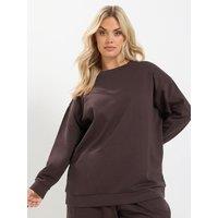 Yours Crew Neck Sweatshirt - Brown