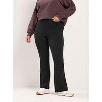 Yours Curve Flare Legging - Black