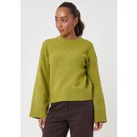 Threadbare Womens Soft-Touch Crew Neck Jumper - Green