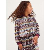 Monsoon Girls Le Merais Wavy Sequin Bomber Jacket