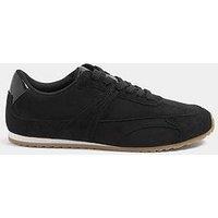 Yours Curve Extra Wide Fit Slim Sole Trainers - Black