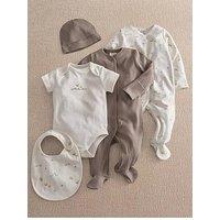 Mamas & Papas Baby Unisex Worth The Wait 5 Piece Newborn Set - Cream