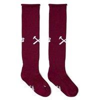New Balance Junior West Ham United 26/27 Away Socks - White/Claret