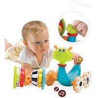 Yookidoo Crawl 'N' Go Snail Musical Crawling Toy & Ring Stacker For Babies