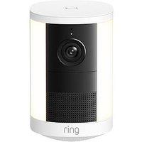 Ring Spotlight Cam (2Nd Gen) - Plug-In - Retinal 2K Security Camera- White