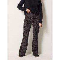 Long Tall Sally Leopard Legging 34" - Brown