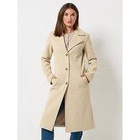 Long Tall Sally City Coat - Cream