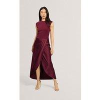 Ted Baker Mockable Wrap Skirt Midi Dress - Purple