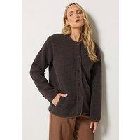 Long Tall Sally Borg Jacket - Brown