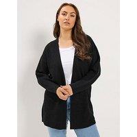 Yours Curve Essential Cardigan - Black