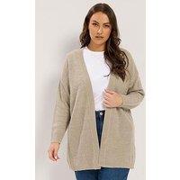 Yours Curve Essential Cardigan - Cream