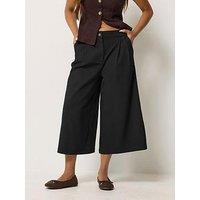 Pixiegirl Petite Wide Leg Cullote - Black