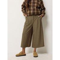 Pixiegirl Petite Wide Leg Cullotes - Brown