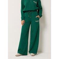 Pixiegirl Petite Wide Leg Jogger - Green