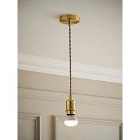 Valuelights Shaw Brushed Gold Rechargeable Ceiling Pendant
