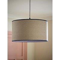 Valuelights Kiara Navy Woven Shade With Colour Match Inner Large
