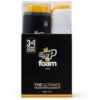 Crep Protect Mens Foam Cleaner Integrated Brush Microfibre Cloth Shoe Care Kit - White