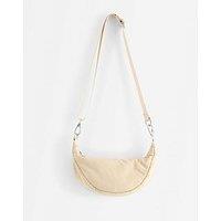 Lindex Mini Uno Crescent Crossbody Bag - Beige