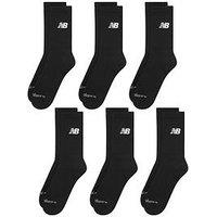 New Balance Everyday Crew 6 Pack - Black
